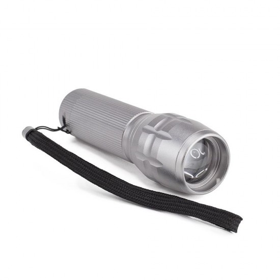 Ліхтар ручний Pocket, AL, захищений від вологи, лінза, фокус, 150LM графіт - 001-11