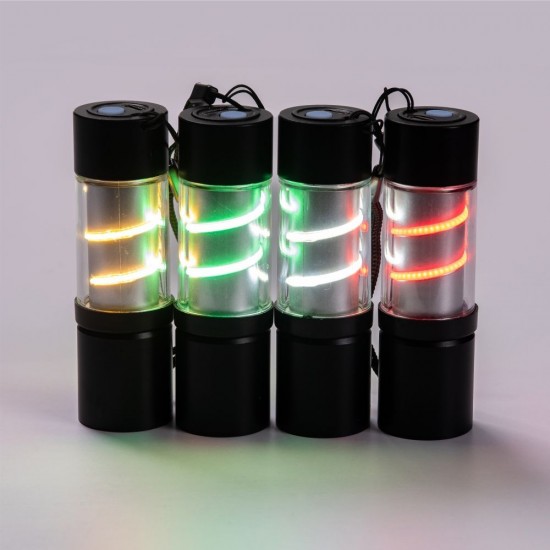 Ліхтарик акумуляторний 2в1 TheGeneral Eridan, з кольоровим підсвічуванням зелений - 100020122-04 Ліхтарик акумуляторний 2в1 TheGeneral Eridan, з кольоровим підсвічуванням зелений - 100020122-04