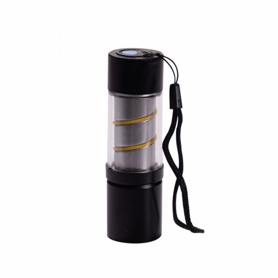 Ліхтарик акумуляторний 2в1 TheGeneral Eridan, з кольоровим підсвічуванням білий - 100020122-08