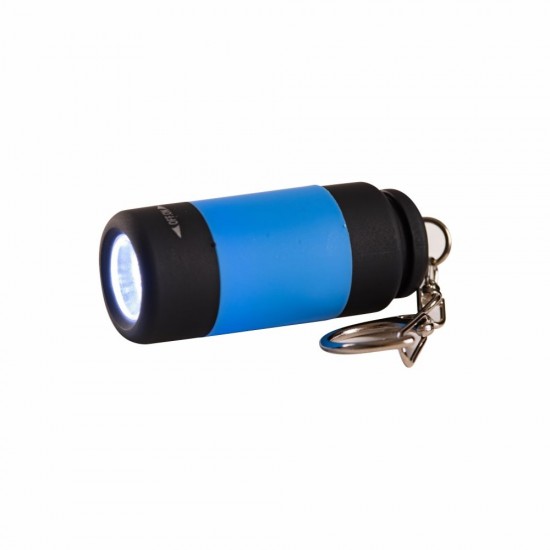 Ліхтарик-брелок акумуляторний TheGeneral Fornax з карабіном чорний/синій - 100020622-03