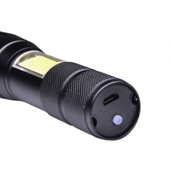 Ліхтарик акумуляторний TheGeneral Velox з боковим COB light чорний - 100021322-01