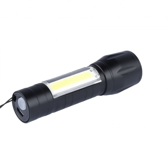 Ліхтарик акумуляторний TheGeneral Zeno з боковим COB light чорний - 100021422-01