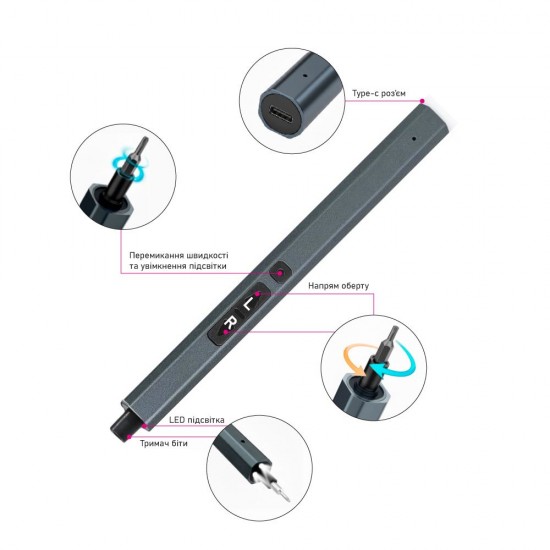 Набір викруток 82в1 TheGeneral BitMaster графітовий - 100030819-11 Набір викруток 82в1 TheGeneral BitMaster графітовий - 100030819-11