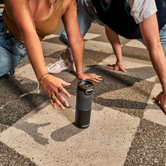 Термокружка 500 мл сталева Kambukka Etna Grip, вакуумна чорний - 11-01010 Термокружка 500 мл сталева Kambukka Etna Grip, вакуумна чорний - 11-01010