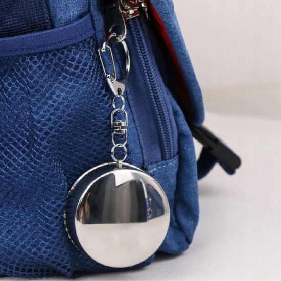 Кухоль складний телескопічний 240 мл сталевий Line Art Nebraska, з карабіном сріблястий - 110053421-77