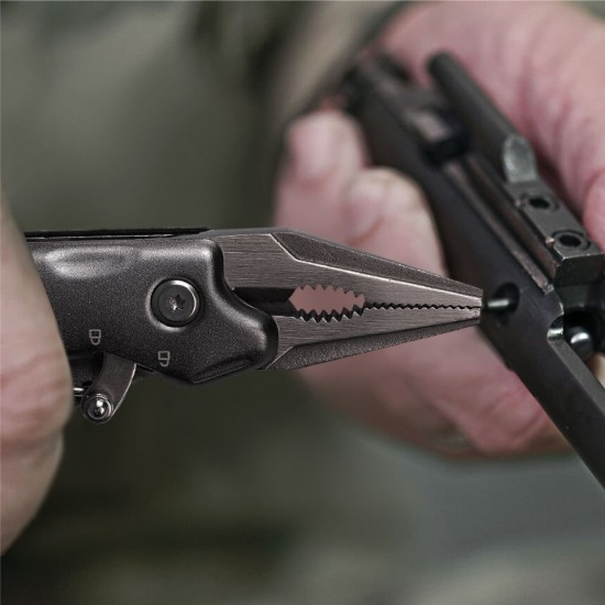 Мультитул 8в1 TheGeneral Ergo One, 145 мм, в чохлі графітовий - 1100MT-11