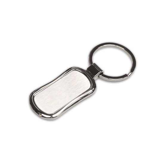 Брелок Bergamo Oval сріблястий - 120030122-77