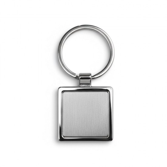 Брелок Bergamo Square сріблястий - 120030322-77