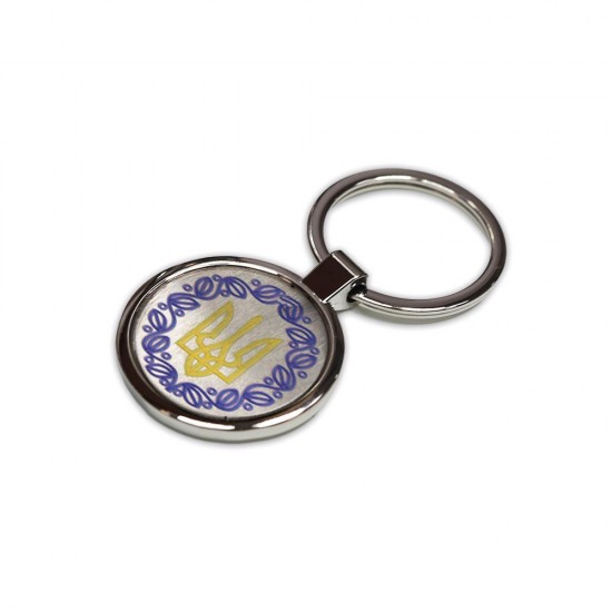 Брелок Bergamo Circle сріблястий - 120030422-77