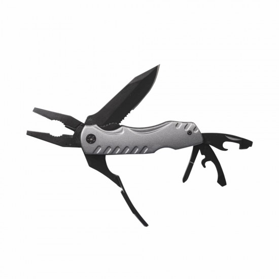 Мультитул 8в1 TheGeneral Edge з набором викруткових біт, 110 мм, в чохлі графітовий - 1200MT-11