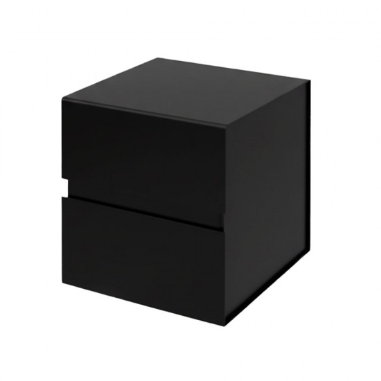 Подарункова коробка 16 х 16 см Bergamo Siena чорний - 120130113M-01