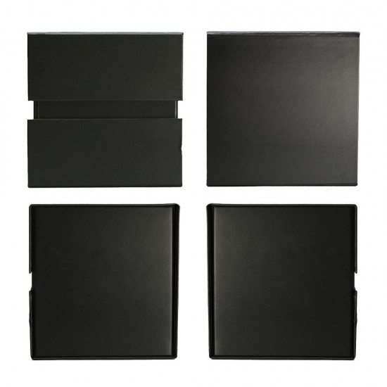 Подарункова коробка 16 х 16 см Bergamo Siena чорний - 120130113M-01