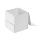 Подарункова коробка 21 х 21 см Bergamo Siena білий - 120130113L-08