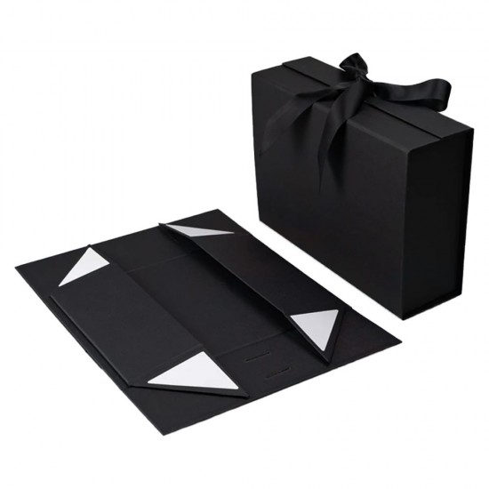 Подарункова коробка 24 х 18 см Bergamo Aurum чорний - 120130213S-01
