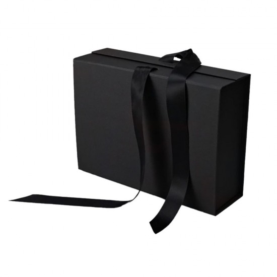 Подарункова коробка 24 х 18 см Bergamo Aurum чорний - 120130213S-01