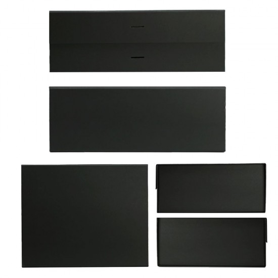 Подарункова коробка 24 х 18 см Bergamo Aurum чорний - 120130213S-01