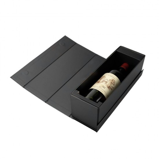 Подарункова коробка на 1 пляшку Bergamo Zerina чорний - 120130413S-01