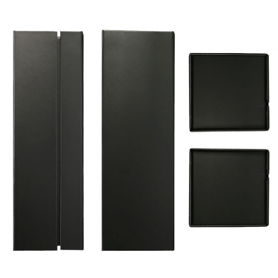 Подарункова коробка на 1 пляшку Bergamo Zerina чорний - 120130413S-01