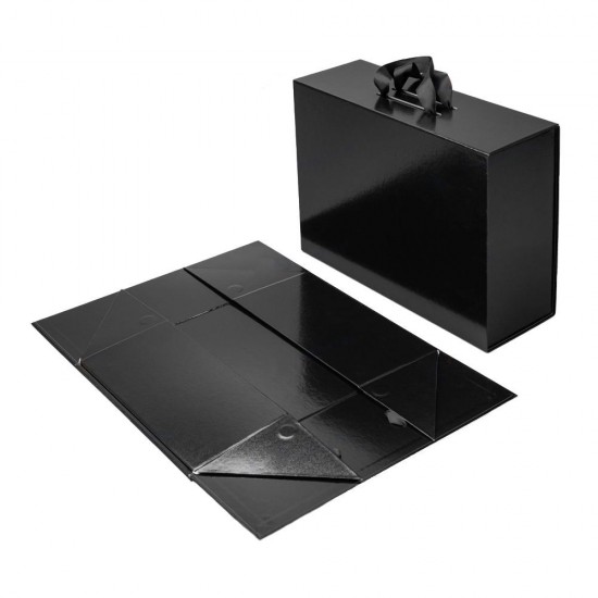 Подарункова коробка 38 х 28 см Bergamo Lorena чорний - 120130513M-01 Подарункова коробка 38 х 28 см Bergamo Lorena чорний - 120130513M-01