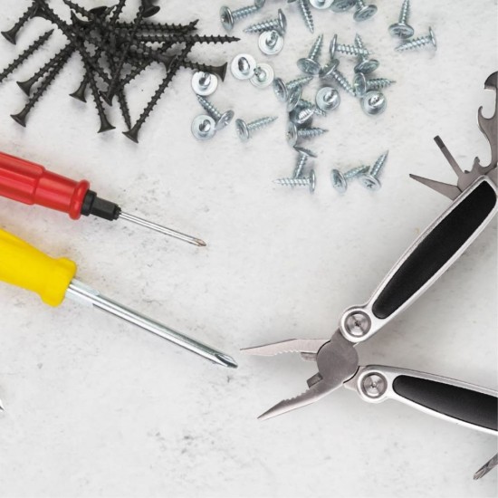 Мультитул 11в1 TheGeneral Solid, 100 мм, в чохлі графітовий - 1300MT-11