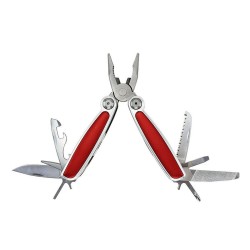 Мультитул 11в1 TheGeneral Solid, 100 мм, в чохлі червоний - 1300MT-2