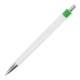 Ручка пластикова кулькова Bergamo білий/зелений - 1511-4