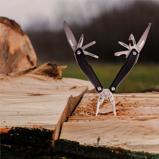 Мультитул 11в1 TheGeneral Protool, 100 мм, в чохлі графітовий - 1800MT-11