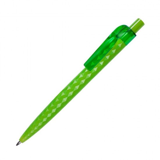 Ручка пластикова кулькова Bergamo зелений - 2002-4