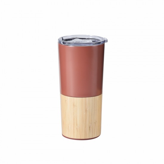 Термокружка Mao, 500 мл світло-коричневий/бамбуковий - 20201-18