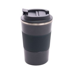 Термокружка 350 мл сталева Line Art Cyprus, вакуумна графіт - 20211-11