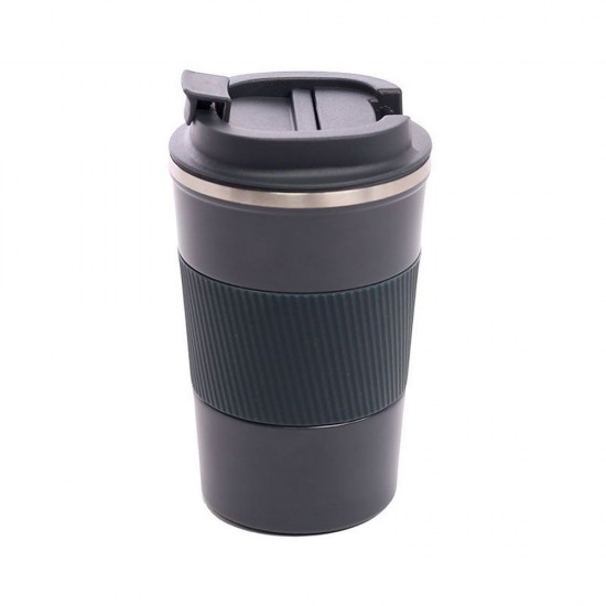 Термокружка 350 мл сталева Line Art Cyprus, вакуумна графіт - 20211-11