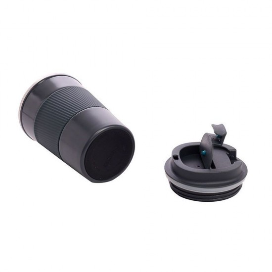 Термокружка 350 мл сталева Line Art Cyprus, вакуумна графіт - 20211-11