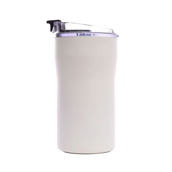 Термокружка 400 мл сталева Line Art Albania, вакуумна білий - 20212-08 Термокружка 400 мл сталева Line Art Albania, вакуумна білий - 20212-08