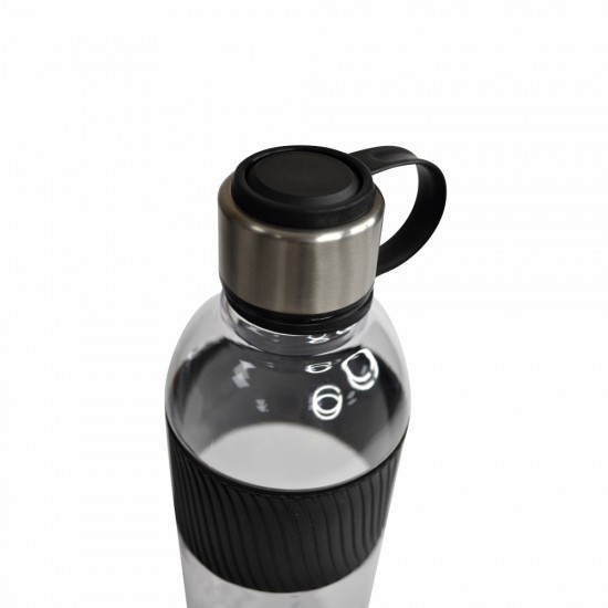 Пляшка для води Limpid, тританова, 850 мл чорний - 20222wb-01
