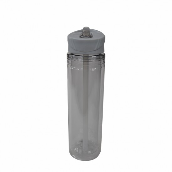 Пляшка для води Liquid, тританова, 620 мл сірий - 20225wb-07