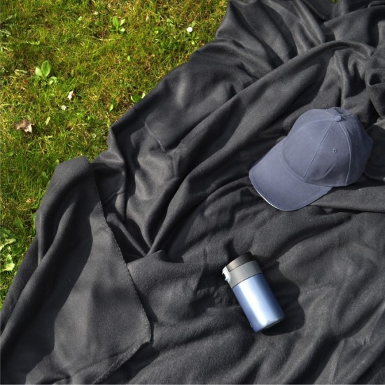 Плед флісовий Soft Me Warm 150х180 см чорний - 202311pl-01 Плед флісовий Soft Me Warm 150х180 см чорний - 202311pl-01