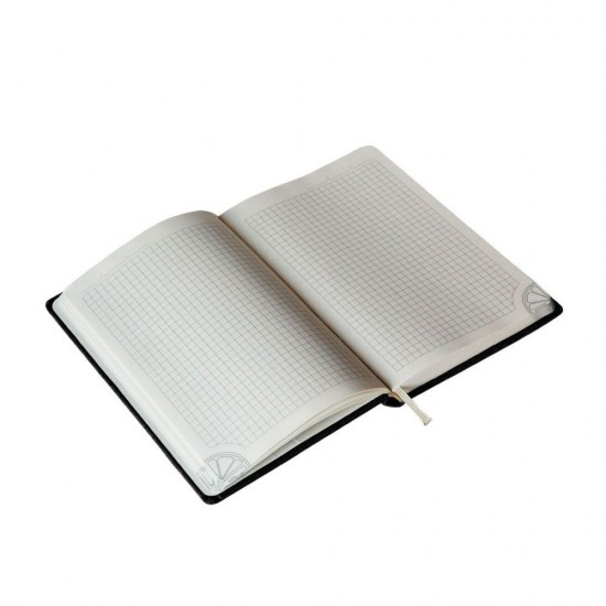 Блокнот в клітинку A5 Inserto м'яка обкладинка чорний - 2140bn-01