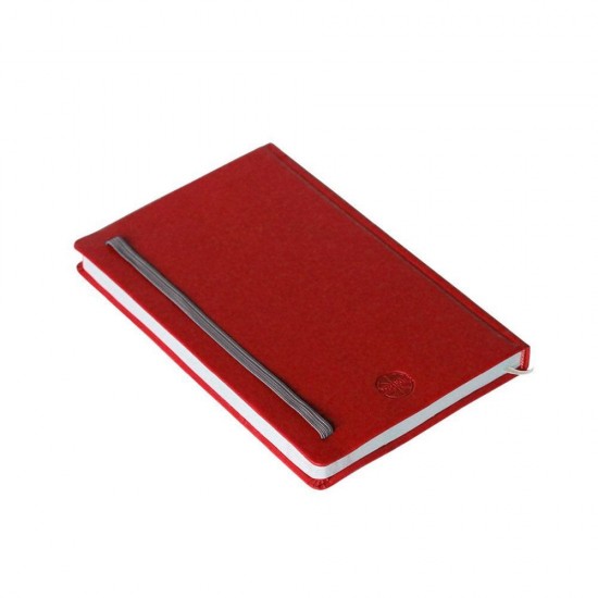 Блокнот в клітинку A5 Berganote Inserto, м'яка обкладинка червоний - 2140bn-02