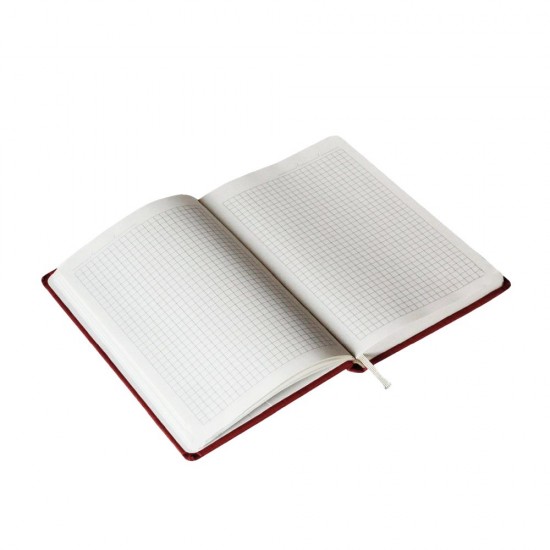 Блокнот в клітинку A5 Berganote Inserto, м'яка обкладинка червоний - 2140bn-02