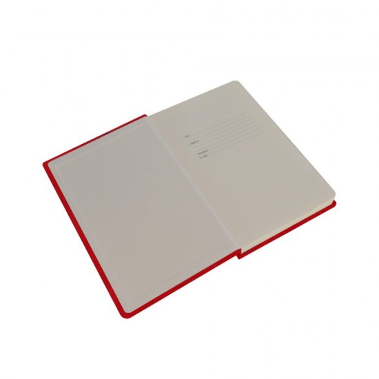 Блокнот в клітинку A5 Berganote Inserto, м'яка обкладинка червоний - 2140bn-02