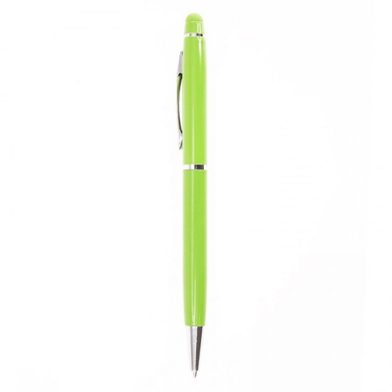 Ручка металева, кулькова Bergamo Gloria зелений - 222M-4