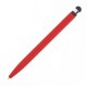Ручка металева, кулькова Bergamo Soft червоний - 250M-2