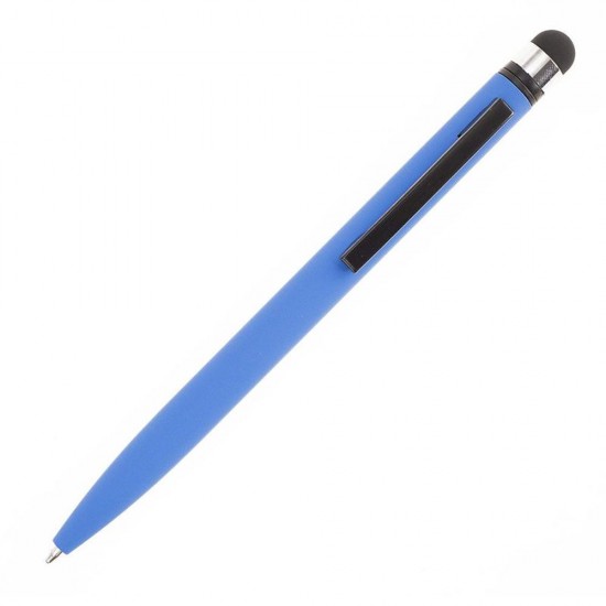 Ручка металева, кулькова Bergamo Soft синій - 250M-3