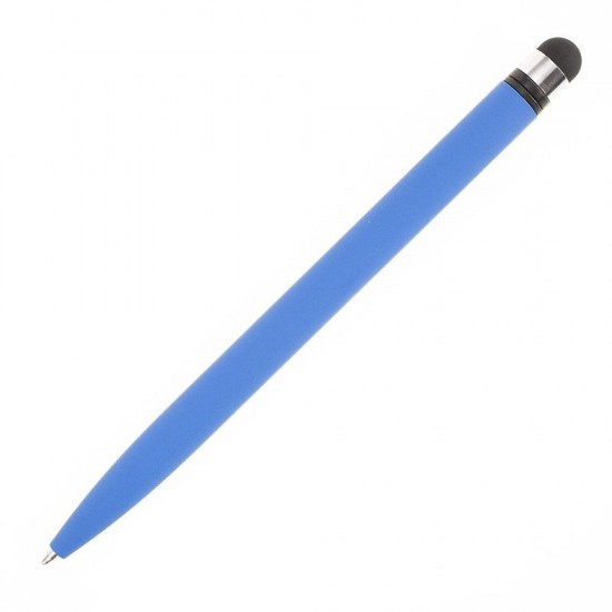 Ручка металева, кулькова Bergamo Soft синій - 250M-3
