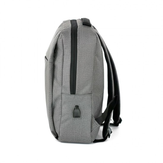 Рюкзак для ноутбука Nikibo Classic сірий - 30010105-07