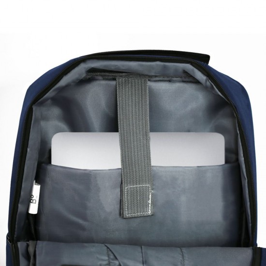Рюкзак для ноутбука Nikibo Classic темно-синій - 30010105-44