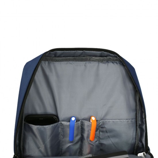 Рюкзак для ноутбука Nikibo Classic темно-синій - 30010105-44