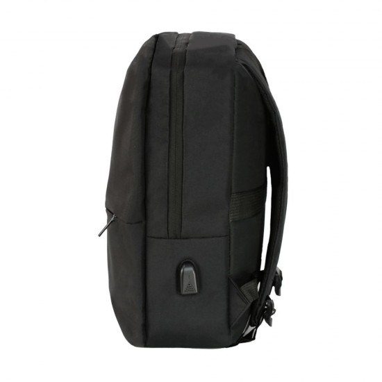 Рюкзак для ноутбука Nikibo Lite зі світловідбивачем чорний - 30010205-01