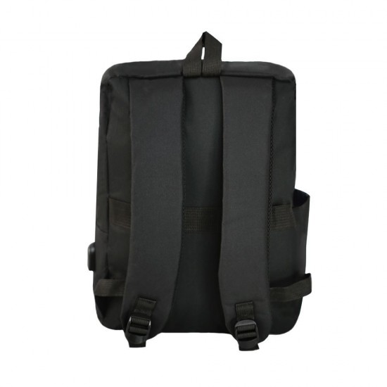 Рюкзак для ноутбука Nikibo Lite зі світловідбивачем чорний - 30010205-01