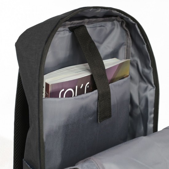 Рюкзак для ноутбука Nikibo Lite зі світловідбивачем чорний - 30010205-01